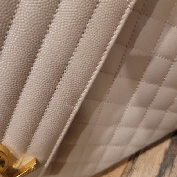 SAINT laurent Envelope quilted large handbag - Picture 6 of 13